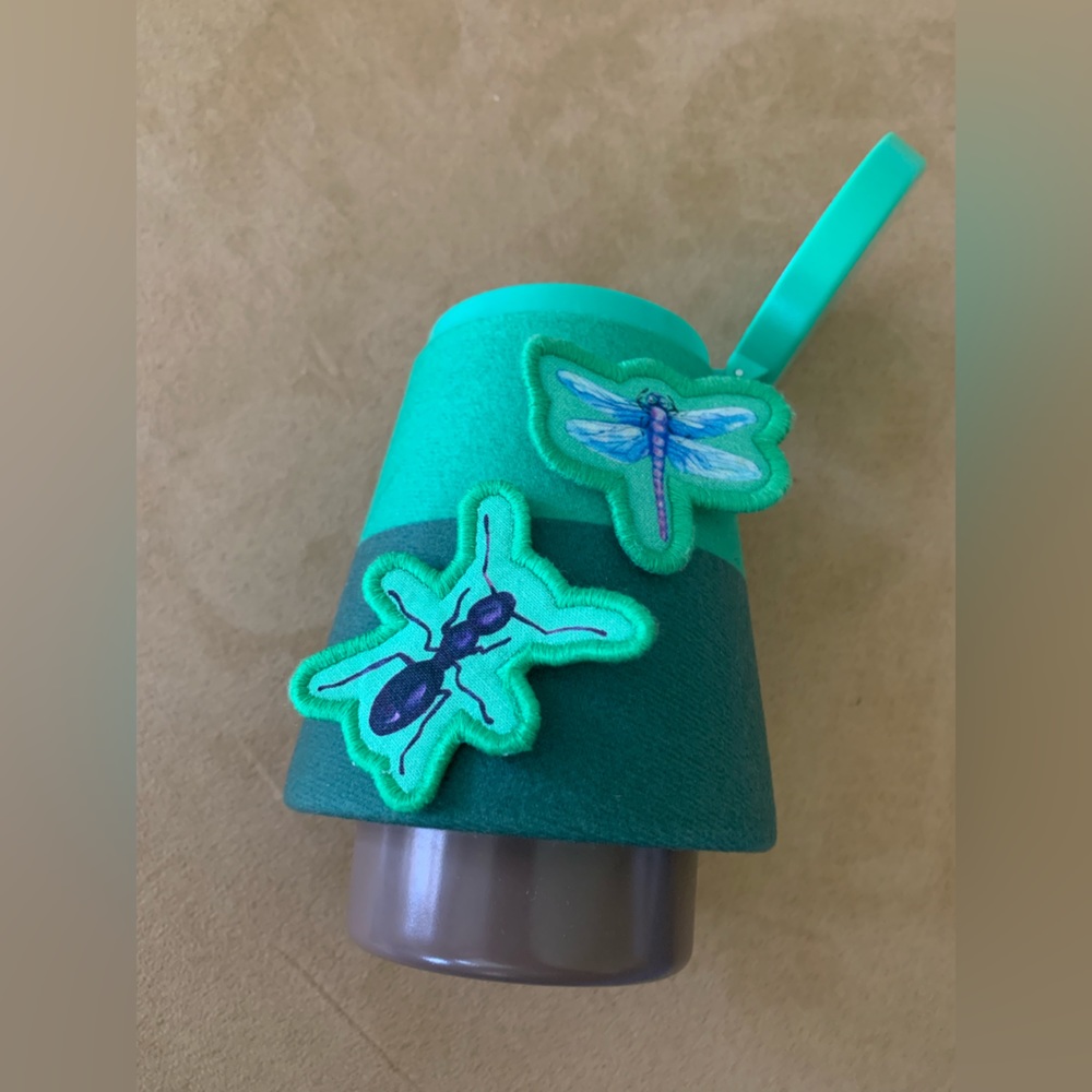 Lovevery Fuzzy Bug Shrub w/ Velcro Pull, Stick, & Hide Critters Pioneer Play Kit